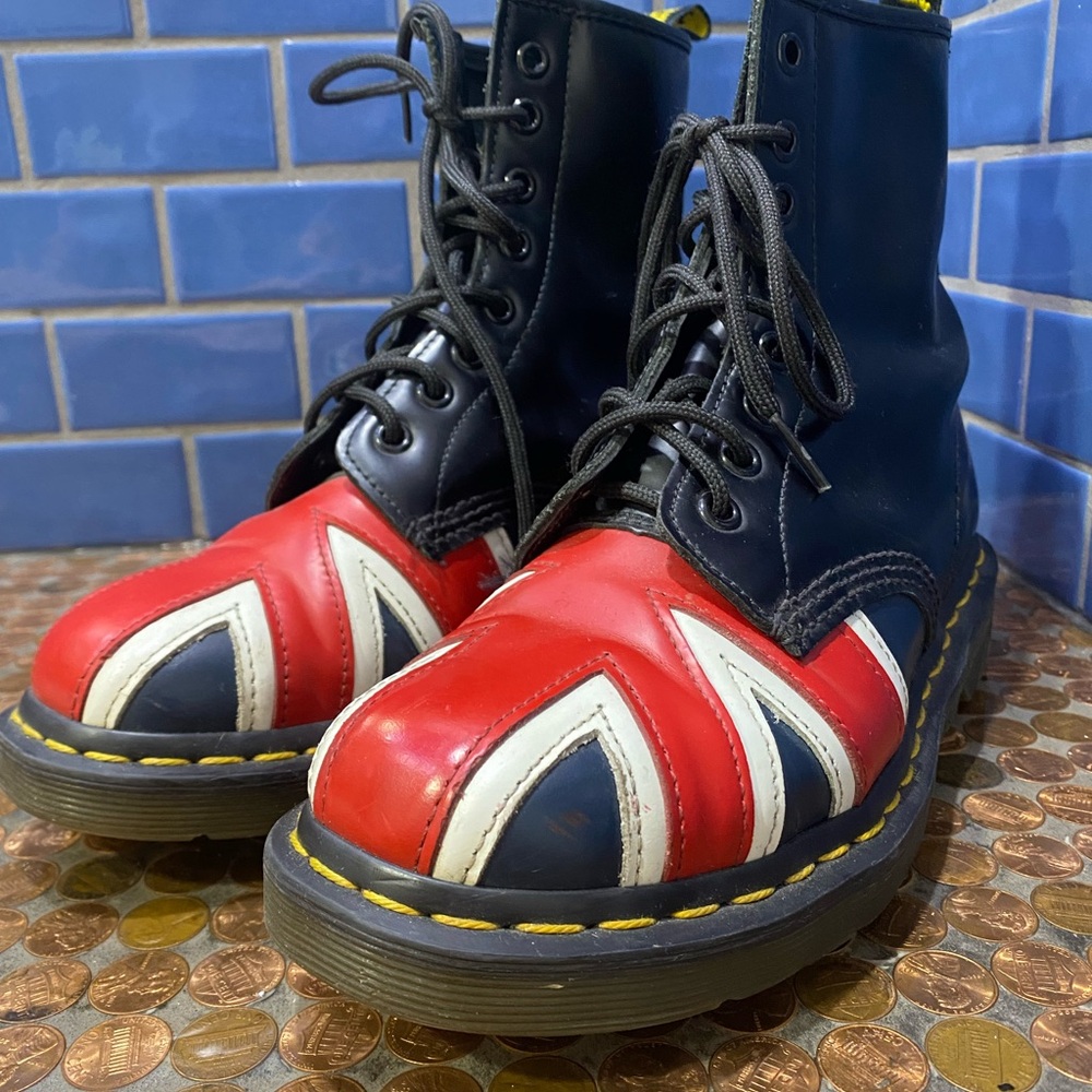 RARE Union Jack Dr. Martens